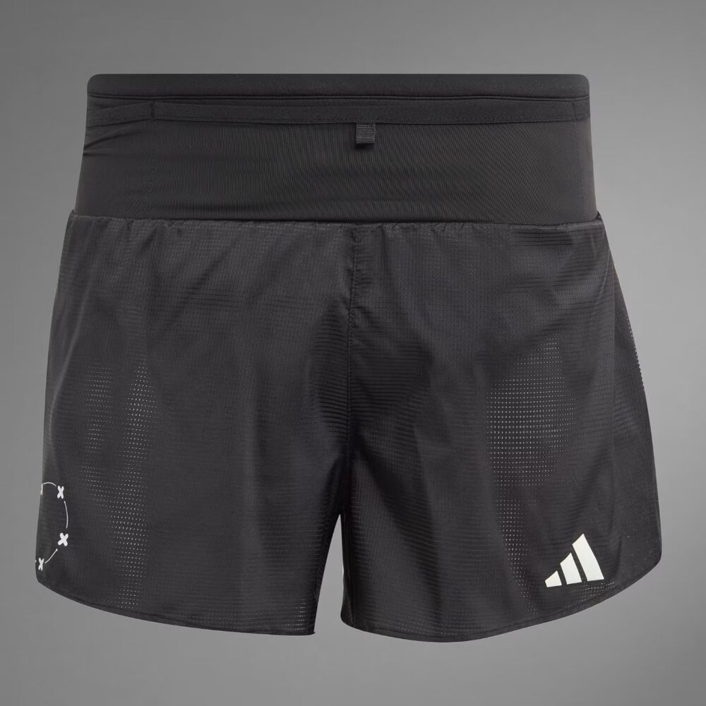 NEW adidas Men NYC Running Black Short Athletic Shorts Reflective - Picture 8 of 8